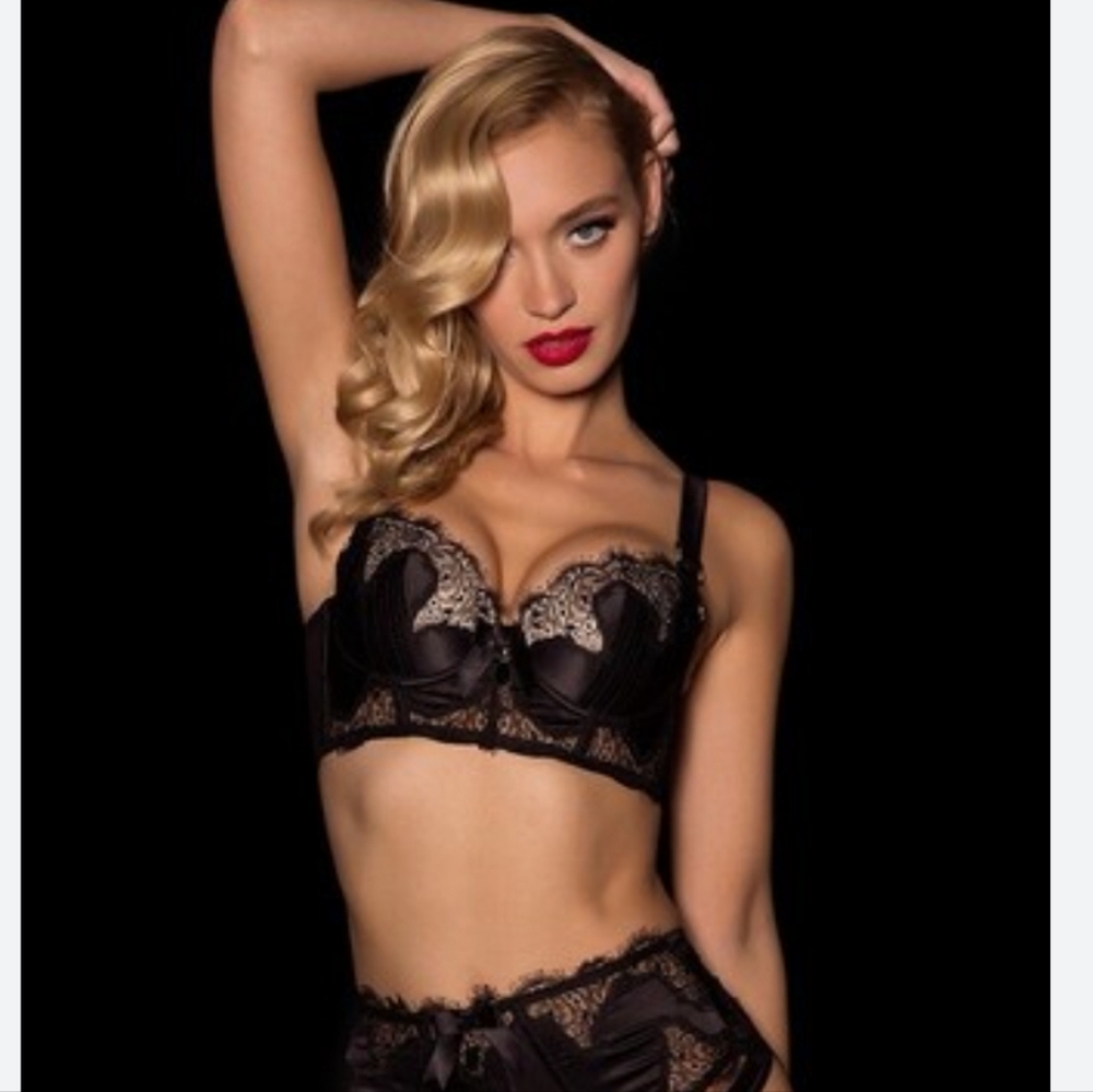 Honey Birdette Roxanne black bra 34E